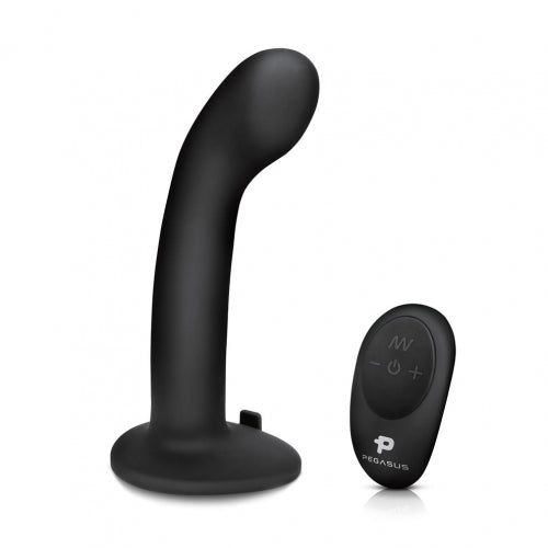 Pegasus Remote Control 6 Inch P-G Spot Silicone Peg With Harness - Black