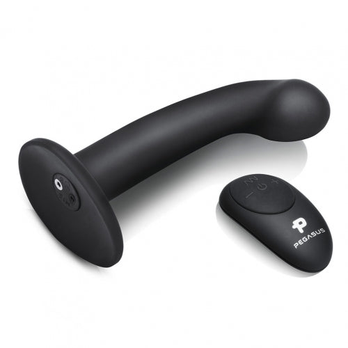 Pegasus Remote Control 6 Inch P-G Spot Silicone Peg With Harness - Black