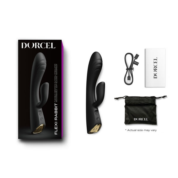 Dorcel Flexi Rabbit - Black