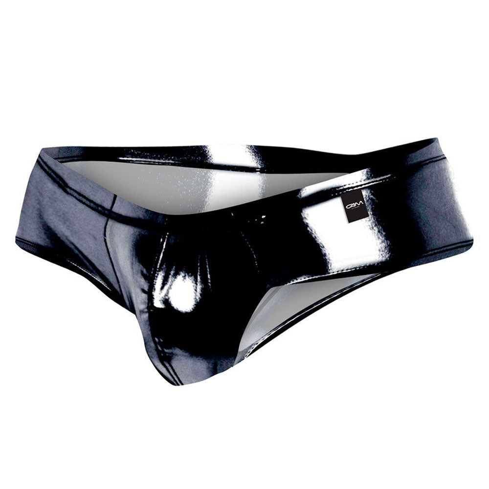 C4M High Cut Cheeky Brief Provocative - Black