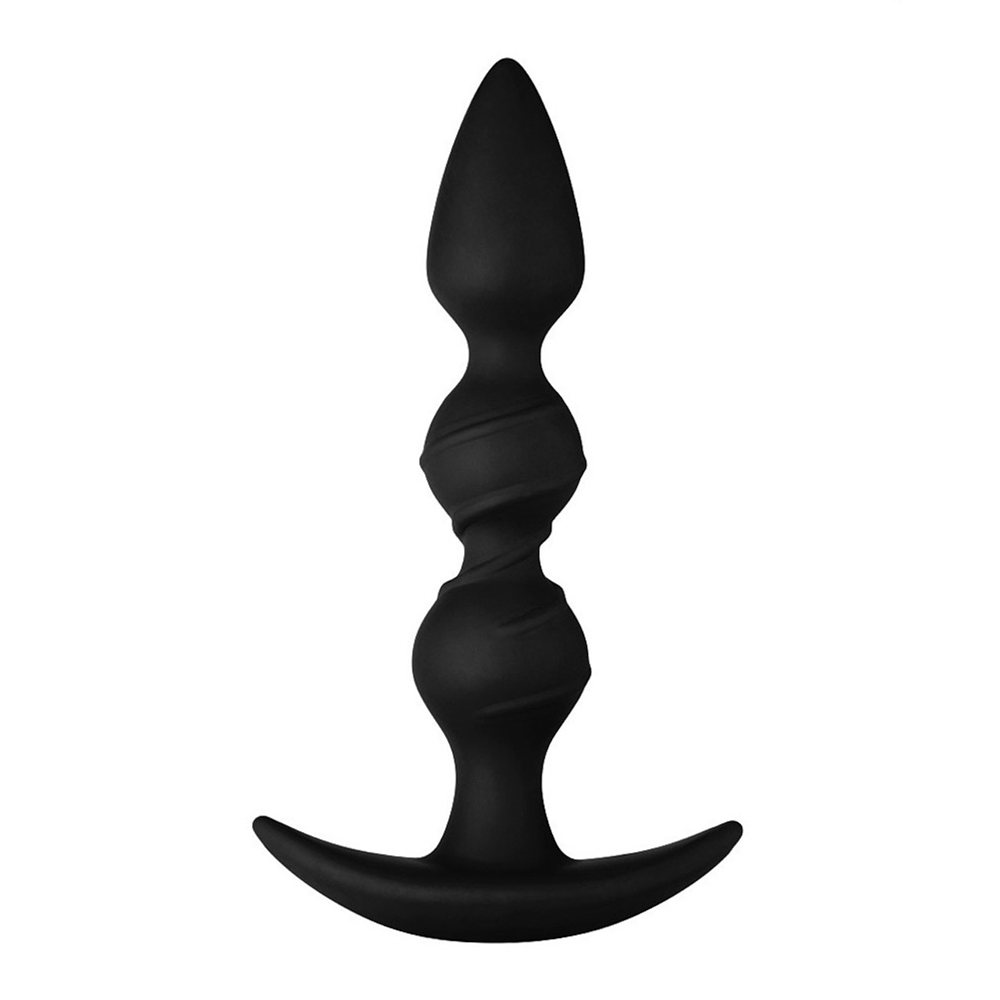 FORTO F-42 Spiral Anal Beads - Black