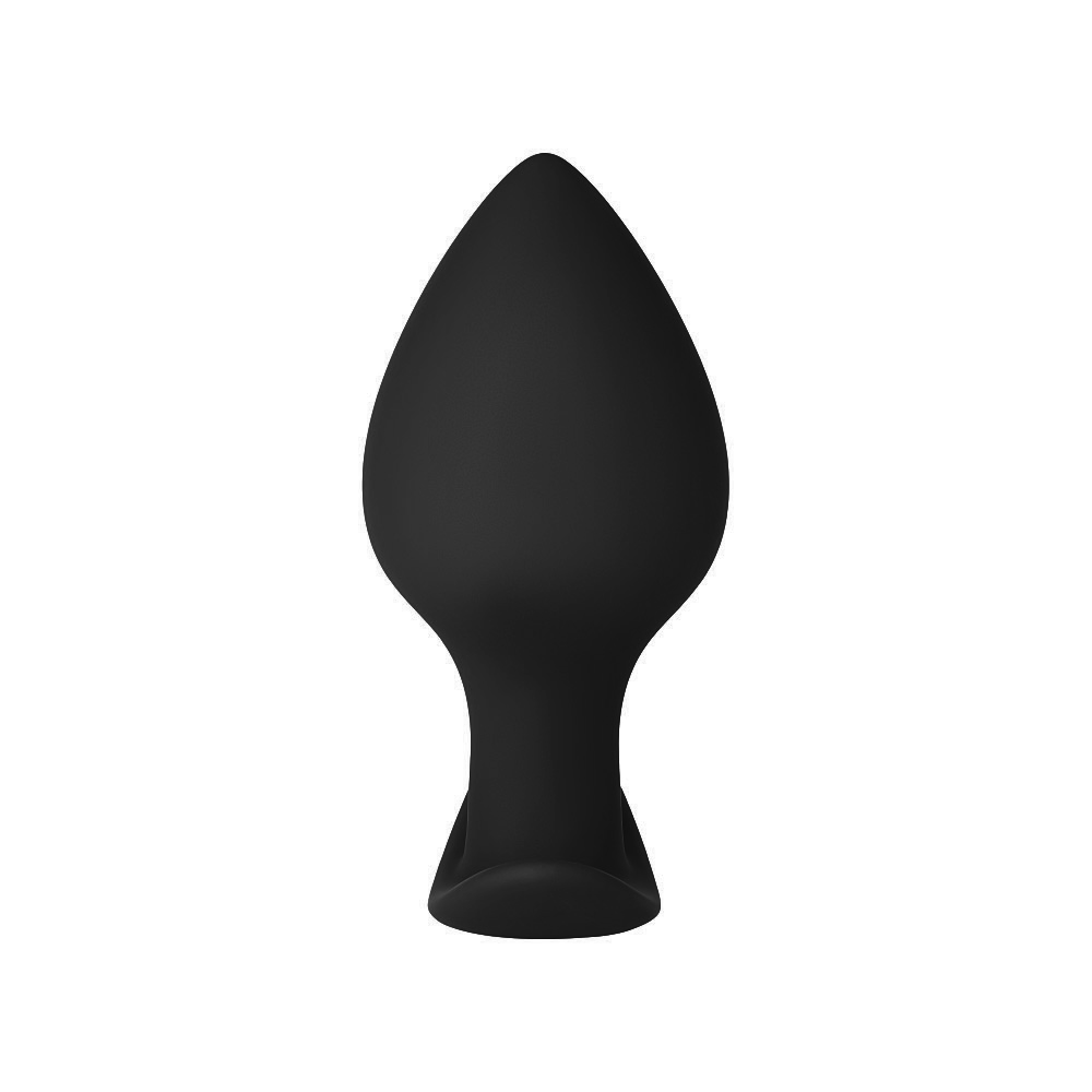 FORTO F-63 Black Rattler Butt Plug Small