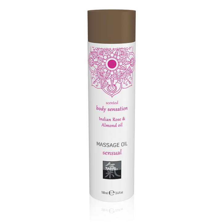 HOT Shiatsu Massage Oil 100ml - Rose & Almond