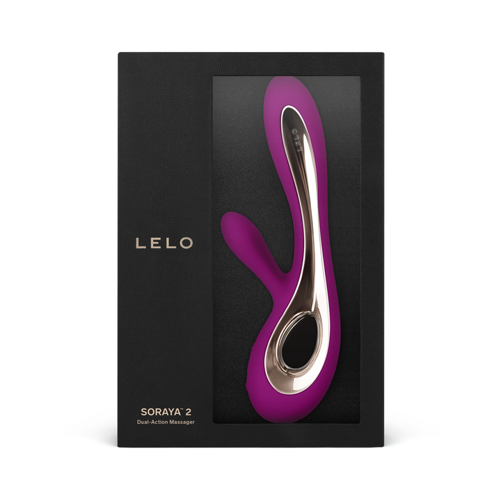 Lelo Soraya 2 Rabbit Vibrator - Deep Rose