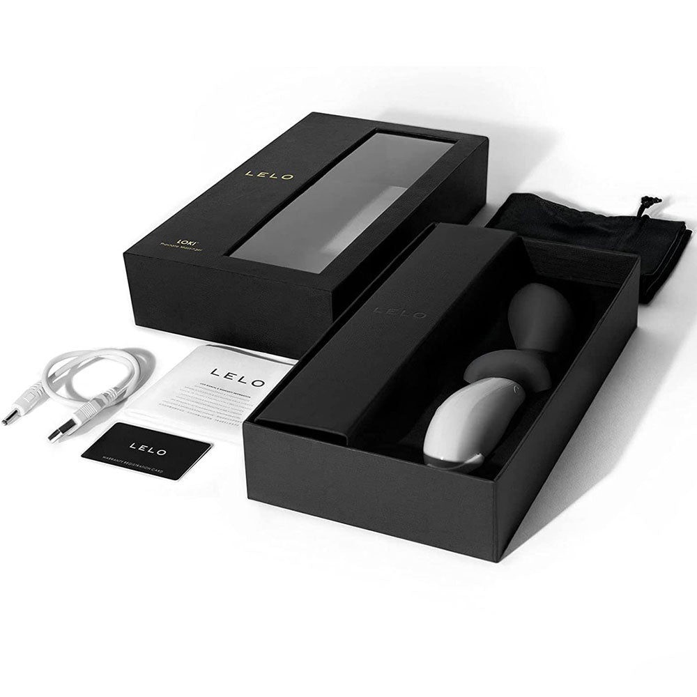 Lelo Loki Prostate Massager - Obsidian Black