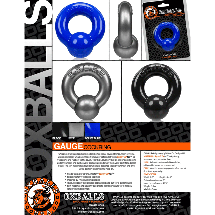 Oxballs Gauge - Steel