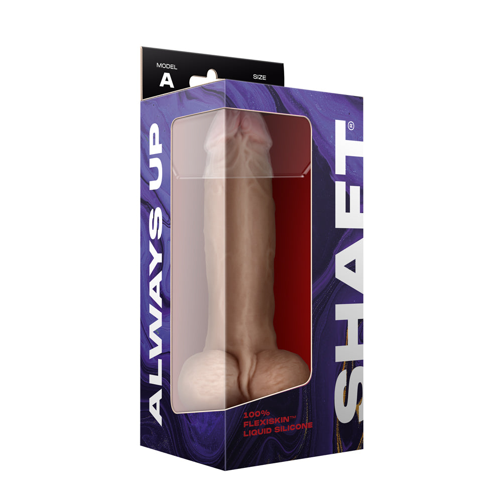 Shaft Model A Liquid Silicone Dildo With Balls 9.5 Inch - Pine