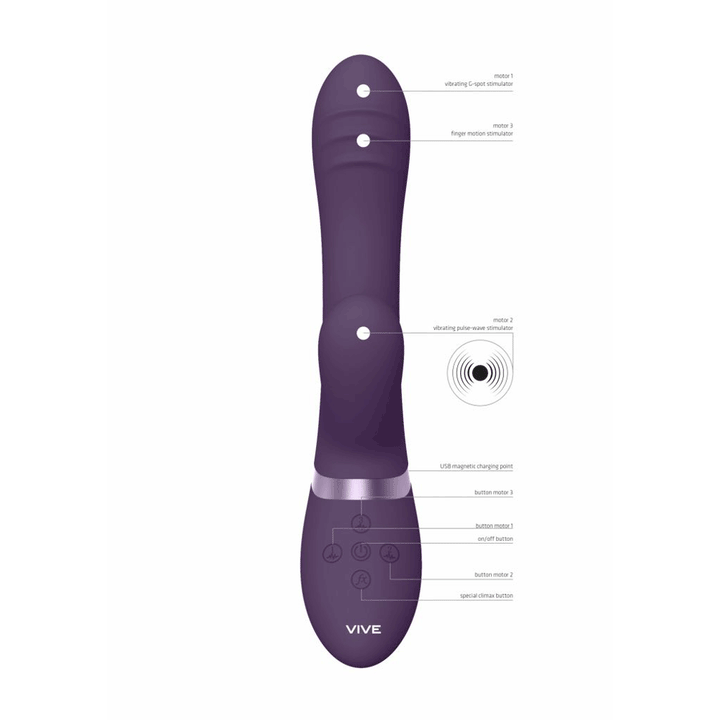 Shots Vive Tani Rabbit Vibrator - Purple