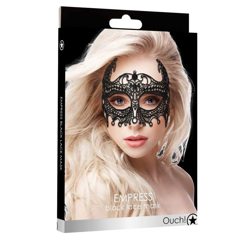 Shots OUCH! Empress Lace Mask - Black