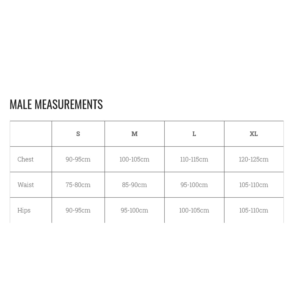 S(A)X Leather Chicago Harness Nappa Size Chart