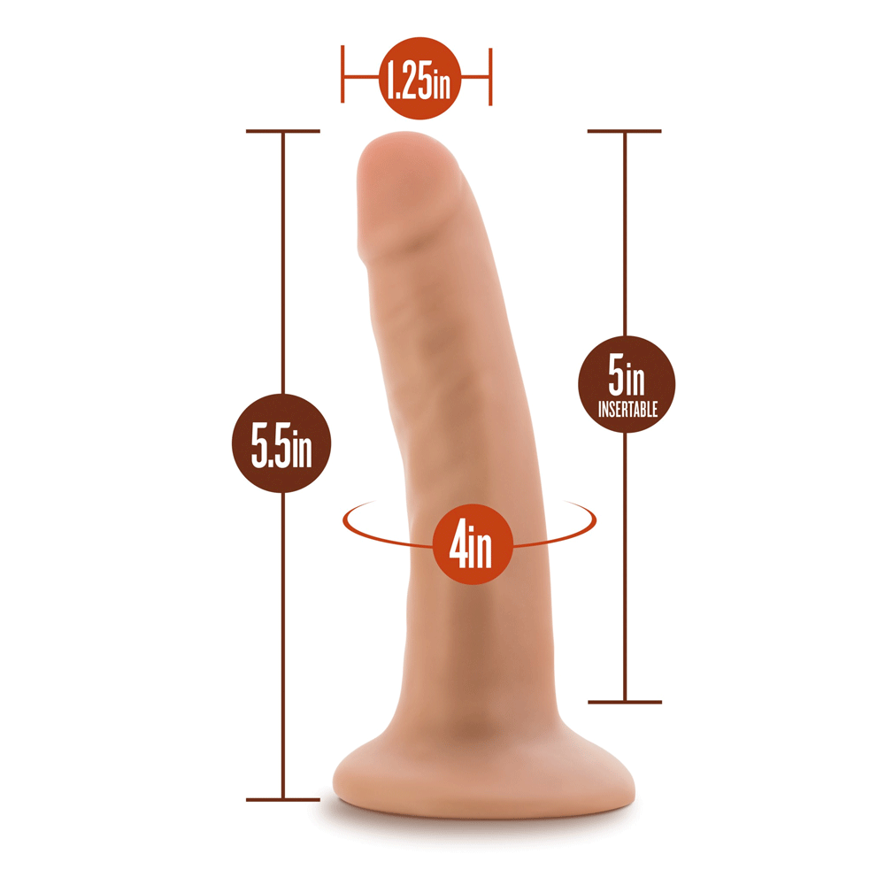 Blush Novelties Dr. Skin 5.5 Inch Cock - Flesh