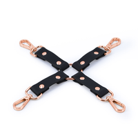 NS Novelties Bondage Couture Hog Tie - Black