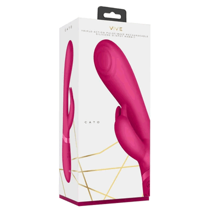 Shots Vive Cato Pulse G-Spot Rabbit Vibrator - Pink