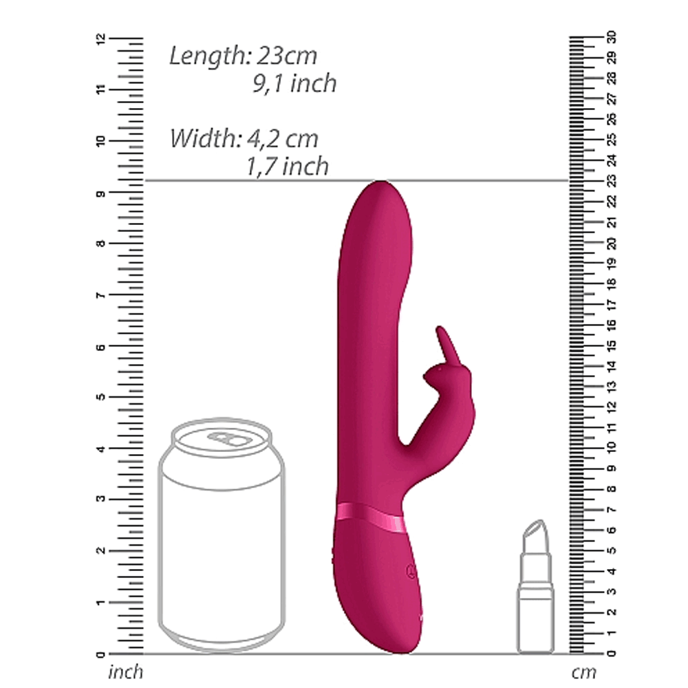 Shots Vive Amoris Rabbit Vibrator - Pink