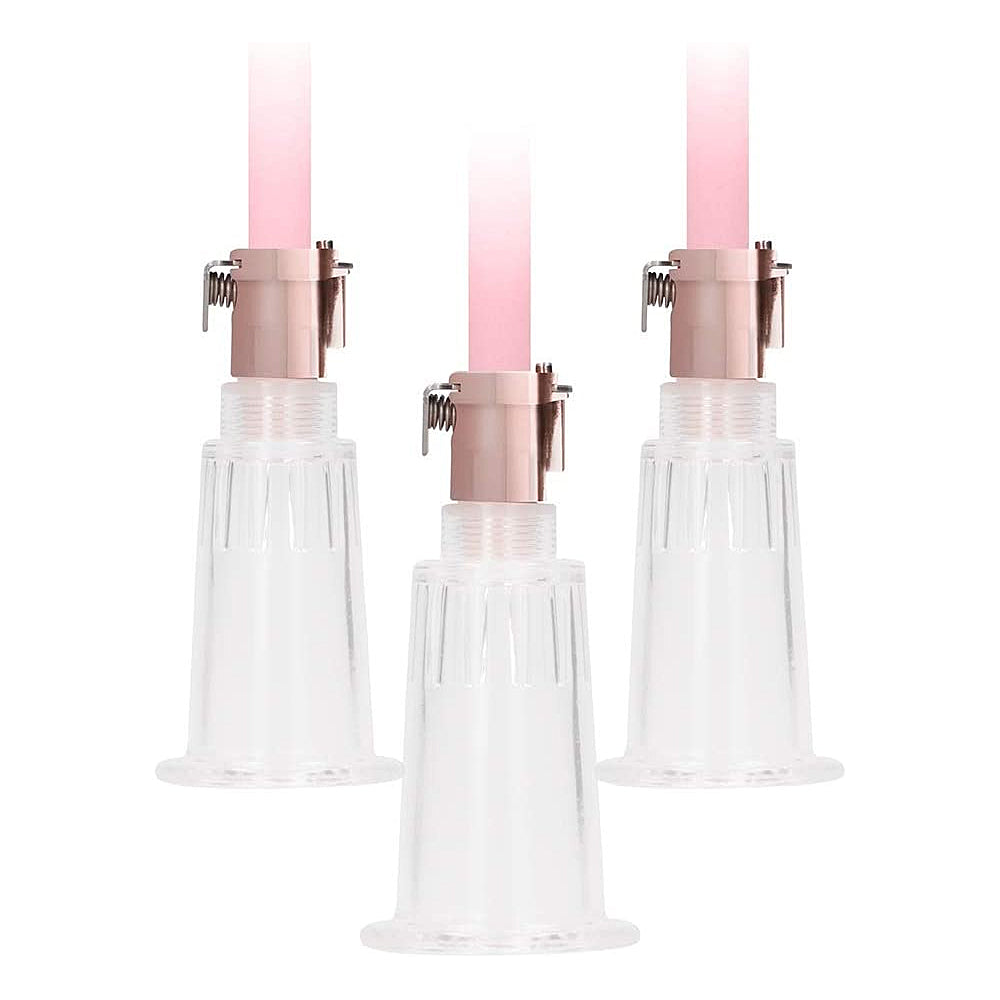 Shots Clitoral & Nipple Pump Set Medium - Rose Gold\