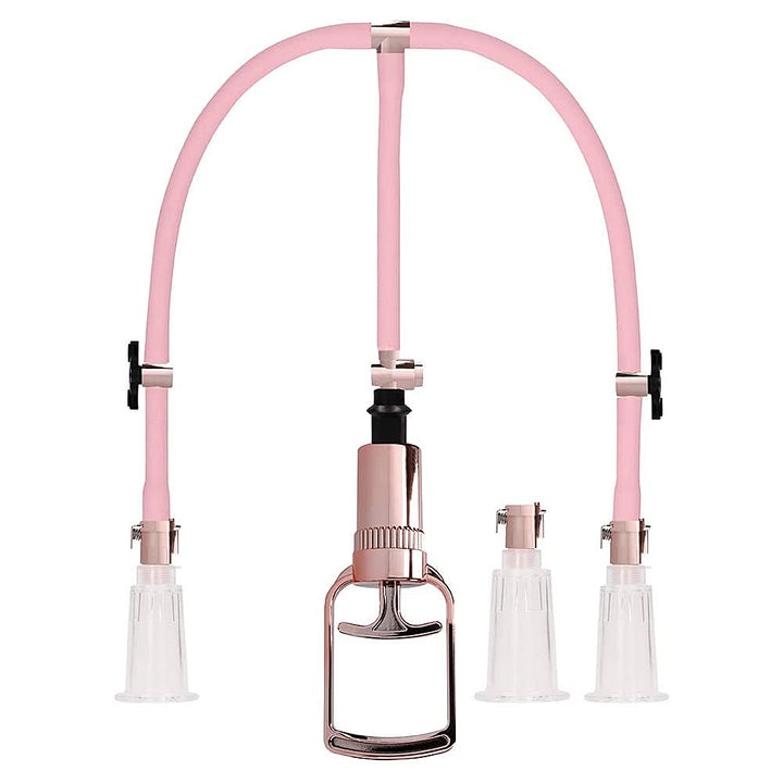 Shots Clitoral & Nipple Pump Set Medium - Rose Gold